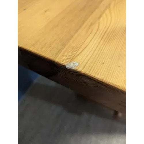 Chalet Style Pine Dining Table For Sale - Image 6 of 8