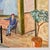 Late 20th Century George Botich Lubotich Original Framed Watercolor Painting of Grocery Shop Street Scene For Sale - Image 5 of 6