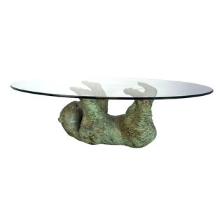 Brass Bear Coffee Table, 1970s For Sale