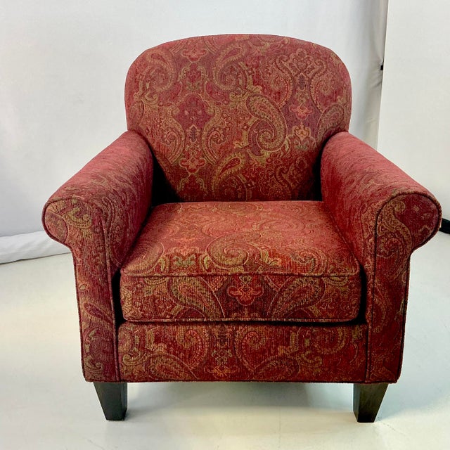 1980s Vintage Rustic European Italian Boho Chic Arts & Crafts Club Chair. For Sale - Image 11 of 16