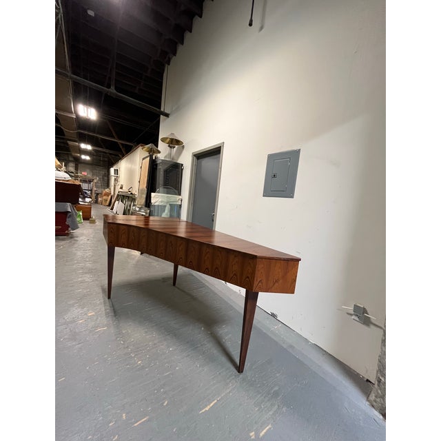 Mid-Century Modern Rosewood Harpsichord, Danish Modern Style, Circa 1960s For Sale - Image 11 of 12