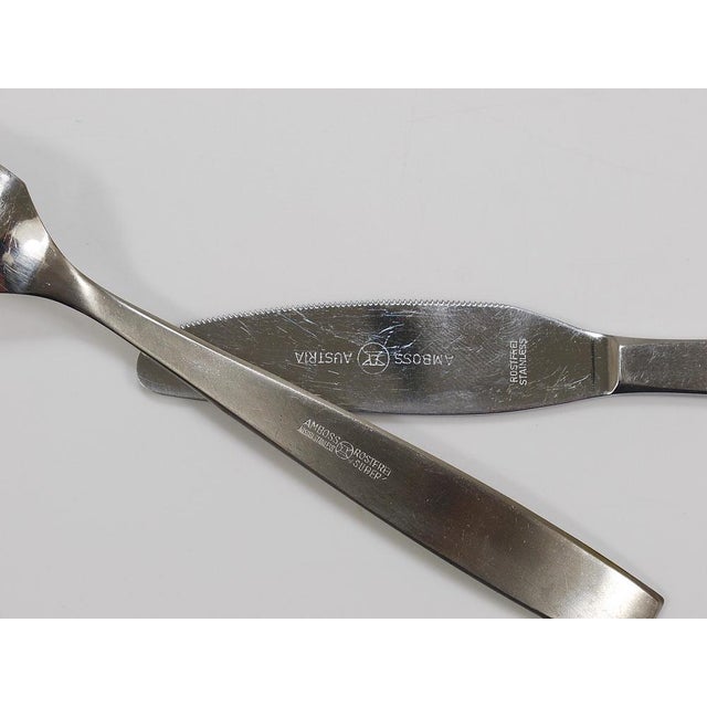 Austrian Boxed Flatware Cutlery for Six People, 1950s, Set of 30 For Sale - Image 16 of 17