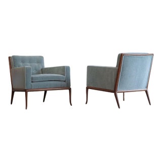 Set of Club Chairs by T.H. Robsjohn-Gibbings for Widdicomb in Mohair, C. 1950s For Sale