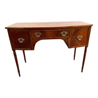 Early 20th Century Antique Flame Mahogany Sideboard For Sale