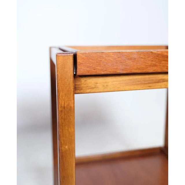 Wood Roll Coffee Tables with Serving Tray in Walnut, 1960s, Set of 2 For Sale - Image 7 of 13