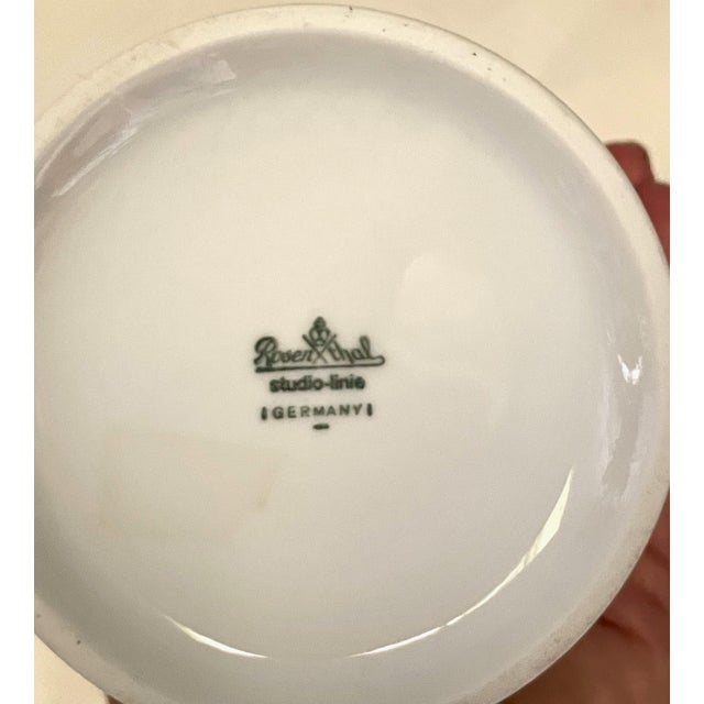 Mid 20th Century Rosenthal Studio-Linie Wolf Bauer White Porcelain Floral Vase For Sale - Image 11 of 11