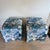 Schumacher Chiang Mai Dragon Skirted Ottomans in China Blue - Pair For Sale In Greensboro - Image 6 of 13
