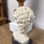 1940s Vintage Mable Bust of David Heavy Table Top Sculpture R.Santini For Sale - Image 5 of 6