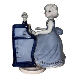 Vintage Ceramic Statue from Capodimonte, 1950 For Sale