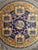 Religious Vintage A. Barton Creation 24k Gold & Cobalt Blue Glass Seder Plate - 13.25" For Sale - Image 3 of 16