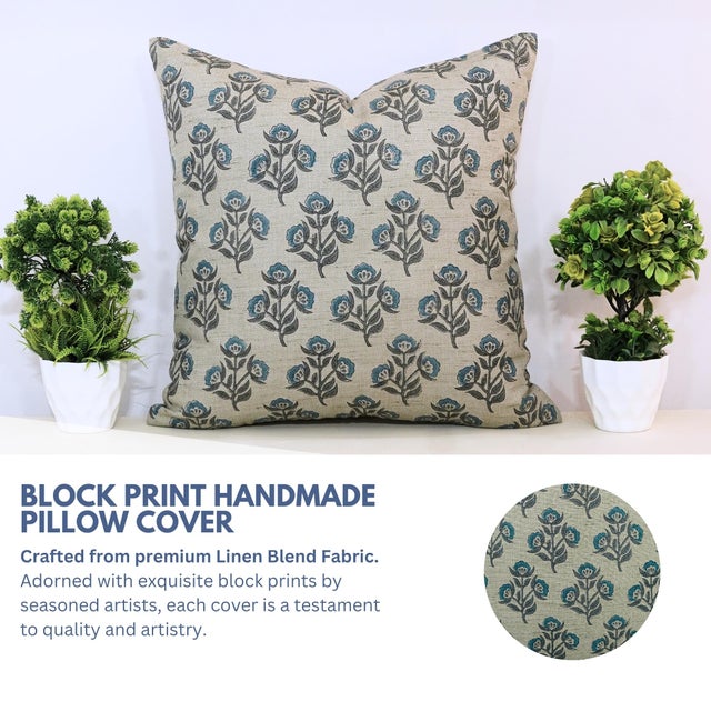 Bring a touch of nature-inspired elegance to your living space with the Fabdivine Baelpatra Print Decorative Cushion...