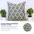 Bring a touch of nature-inspired elegance to your living space with the Fabdivine Baelpatra Print Decorative Cushion...