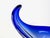 Glass Vintage Murano Blue Glass Bowl, 1960s For Sale - Image 7 of 10