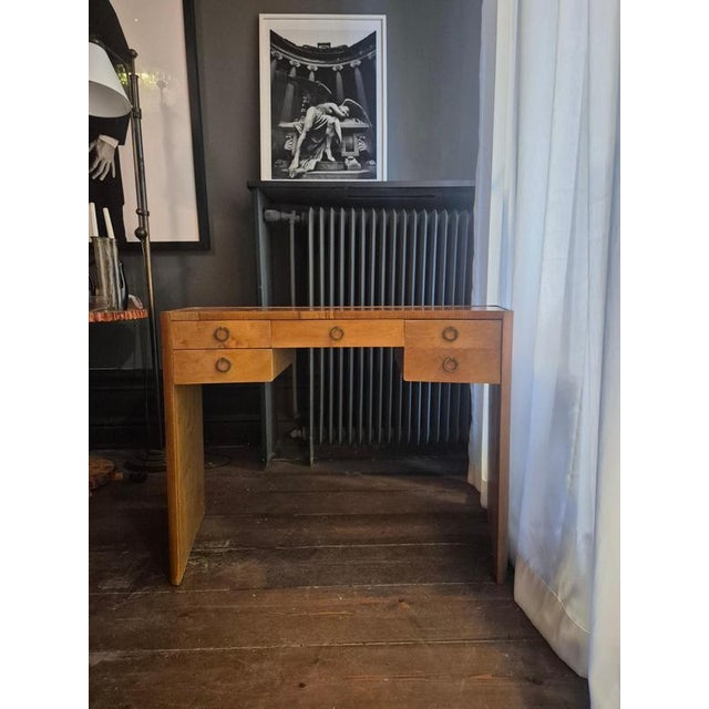 1940s Swedish Modern Suzanne Desk by Axel Einar Hjorth for Nordiska Kompaniet, 1943 For Sale - Image 5 of 9