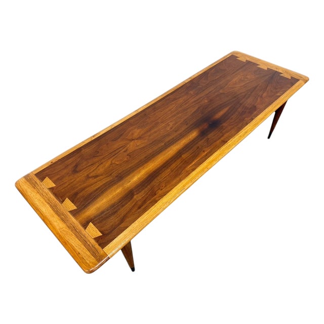 Mid-Century Modern Lane Acclaim Walnut Coffee Table - Refinished! For Sale