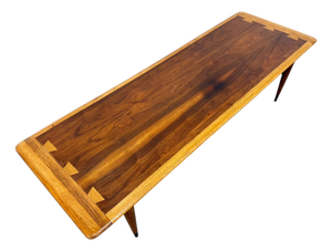 Mid-Century Modern Lane Acclaim Walnut Coffee Table - Refinished!