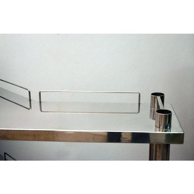 Steel Console Table, Italy, 1970s For Sale - Image 11 of 13