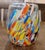 Mid-Century Modern Murano "White Cristal" Tumblers Confetti Glass -Set of 4 For Sale - Image 3 of 4
