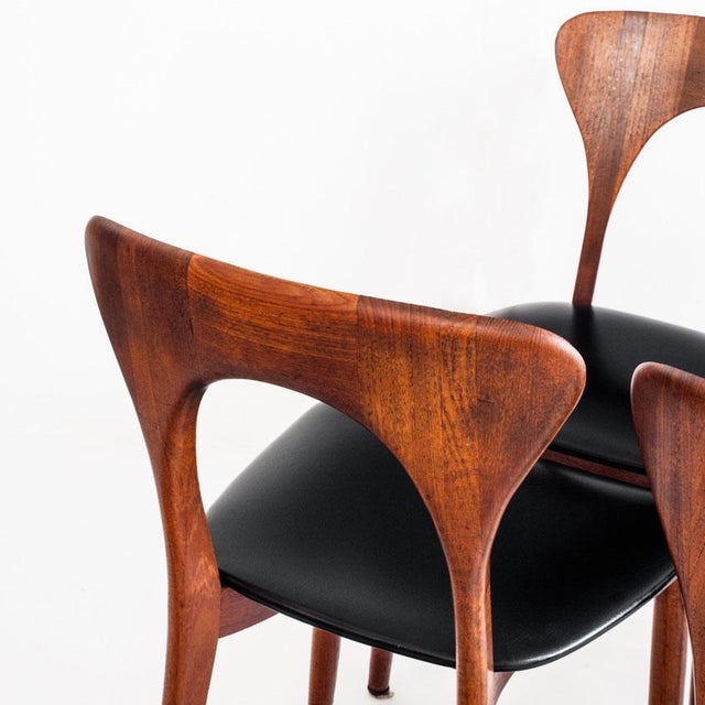 Scandinavian Peter Chairs by Niels Koefoed for Koefoeds Møbelfabrik, Denmark, 1960s,Set of 6 For Sale - Image 10 of 16