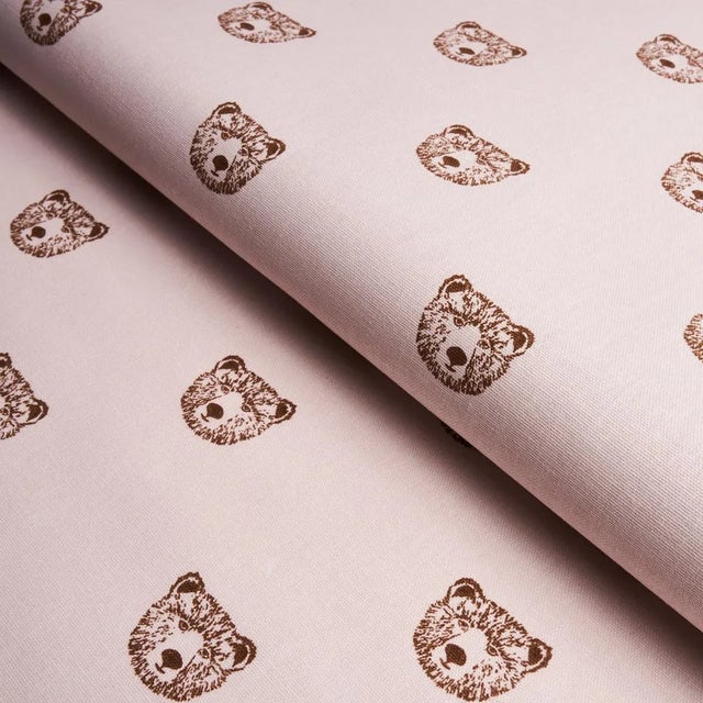 Not Yet Made - Made To Order Sample - Schumacher x Marie-Chantal Bear High Performance Print Fabric in Blush For Sale - Image 5 of 5
