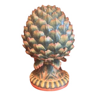 Ceramic Artichoke Decorative Ornament For Sale