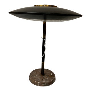 Vintage Flying Saucer Table Lamp, 1950's For Sale