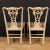 Set of Italian Lacquered and Gilded Chairs, 1980s For Sale - Image 10 of 12