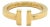 Tiffany & Co. T Square 18k Yellow Gold Band Ring For Sale