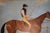 Jockey W/ Pink Sleeves Astride Racehorse For Sale - Image 4 of 4