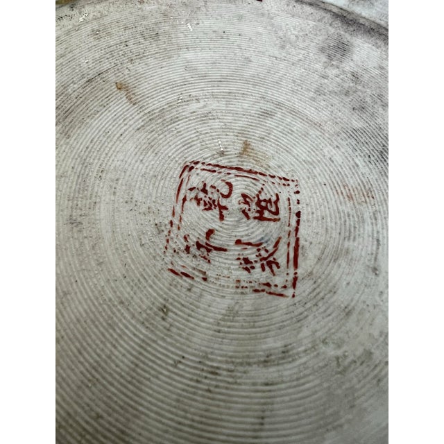 Pink Rose Medallion Porcelain Umbrella Stand For Sale - Image 8 of 10