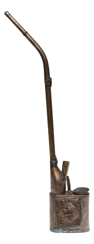 Chinese Vintage Brass Water Pipe, C. 1950