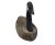 Vintage 20th century hand-carved and hand-painted solid wood Canada Goose decoy. This substantial piece measures 18" deep...