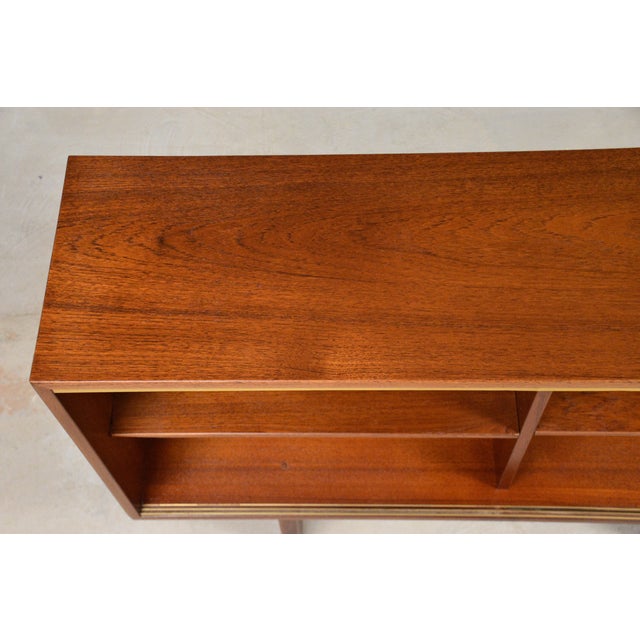 Teak Mid Century Modern Bookcase For Sale In Boston - Image 6 of 8