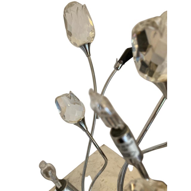 Italian Chrome Table Lamps, Set of 2 For Sale - Image 4 of 15