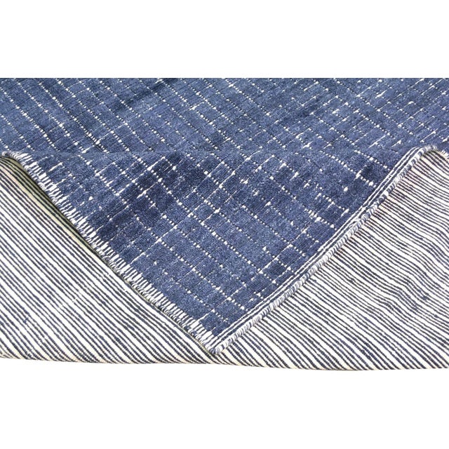 2000 - 2009 New Moroccan Modern Hand Knotted Wool Rug, 9'3x12'1 For Sale - Image 5 of 5