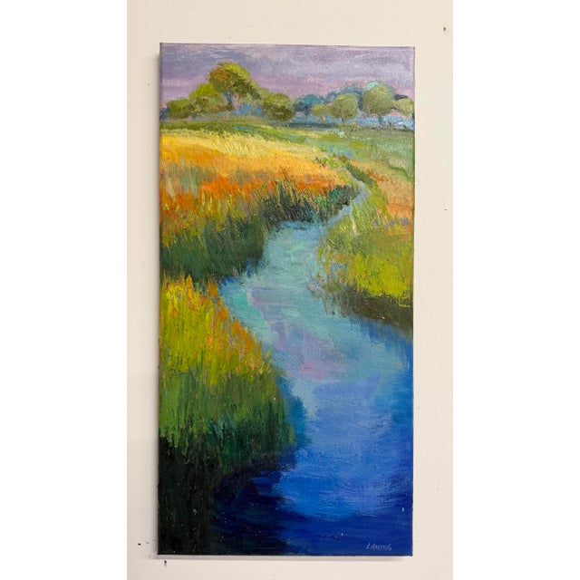 Impressionist Searching, Original Oil Painting by Julia Lawing For Sale - Image 3 of 7