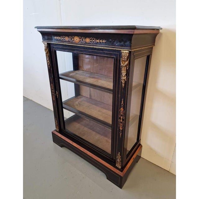 Antique Mahogany Display Case For Sale - Image 10 of 12