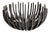 Regina Andrew Modern Webbed Bowl Circle Blackened Iron For Sale