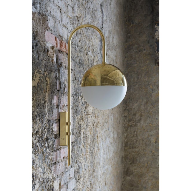 Contemporary Brass Wall Lamp 01 by Magic Circus Editions For Sale - Image 3 of 6