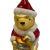 1997 Pooh Bear Glass Ornament For Sale