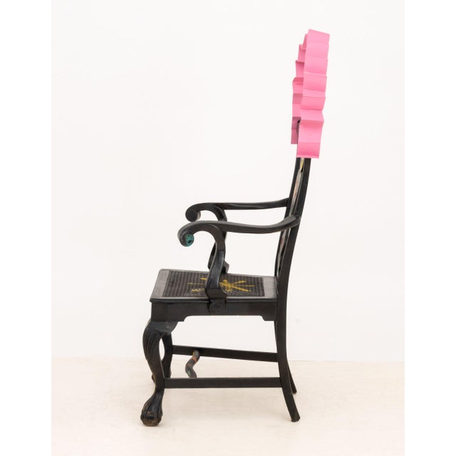 Black Jim Murray & Paul Ringelheim "Canopy Chair", 1986 For Sale - Image 8 of 12