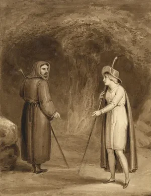 William Derby, Edwin & Angelina, Early 19th Century, Watercolour