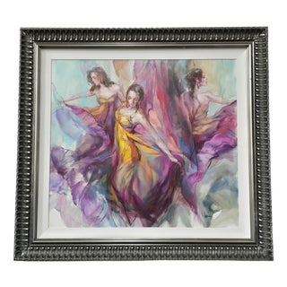 Anna Razumovskaya, Polyphony 2, 2018, Oil on Canvas For Sale