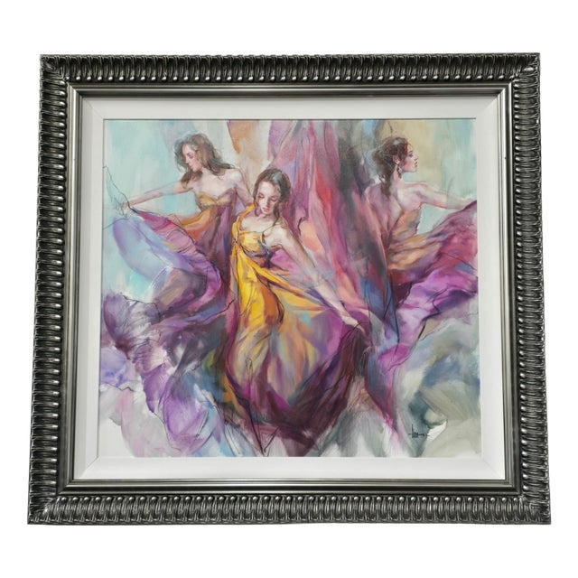 Anna Razumovskaya, Polyphony 2, 2018, Oil on Canvas For Sale