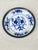 Metal Vintage Blue & White Bowl For Sale - Image 7 of 7