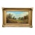 Mid-19th Century English Country Landscape Oil in Ornate Giltwood Frame For Sale