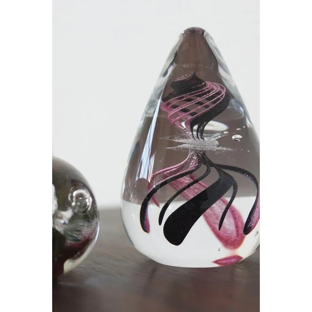 Vintage Paperweight Ball, Italy, 1970, Set of 3 For Sale - Image 6 of 8