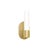 Dixon Cylindrical Sconce Single, Natural Brass For Sale - Image 4 of 4