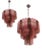 Italian Murano Glass Sputnik Chandeliers by Simoeng, Set of 2 For Sale