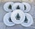 Vintage Set of 6 Happy Holidays Christmas Dinner Plates by Nikko Great starter set, mix and match with others. Great for...